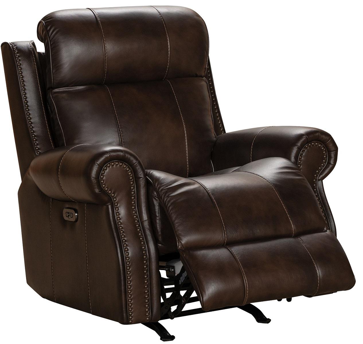 BarcaLounger Demara Recliner w/ Power Headrest in Tonya-brown