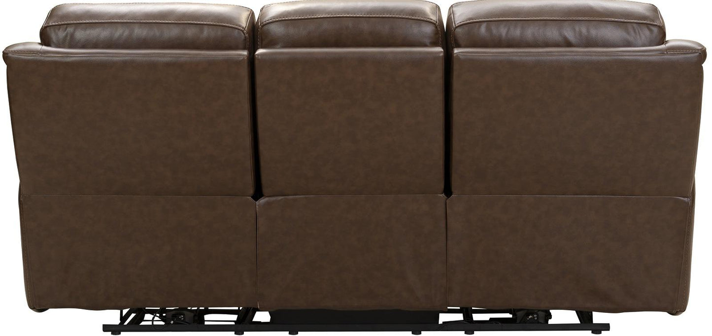 BarcaLounger Kaden Reclining Sofa w/ Power Headrest in Jarod-Brown