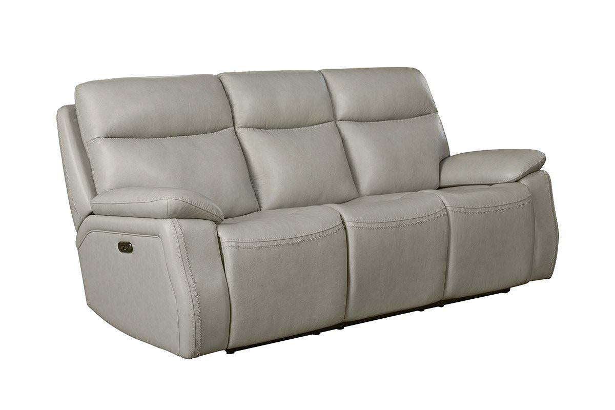 BarcaLounger Micah Power Reclining Sofa w/Power Head Rests in Venzia Cream