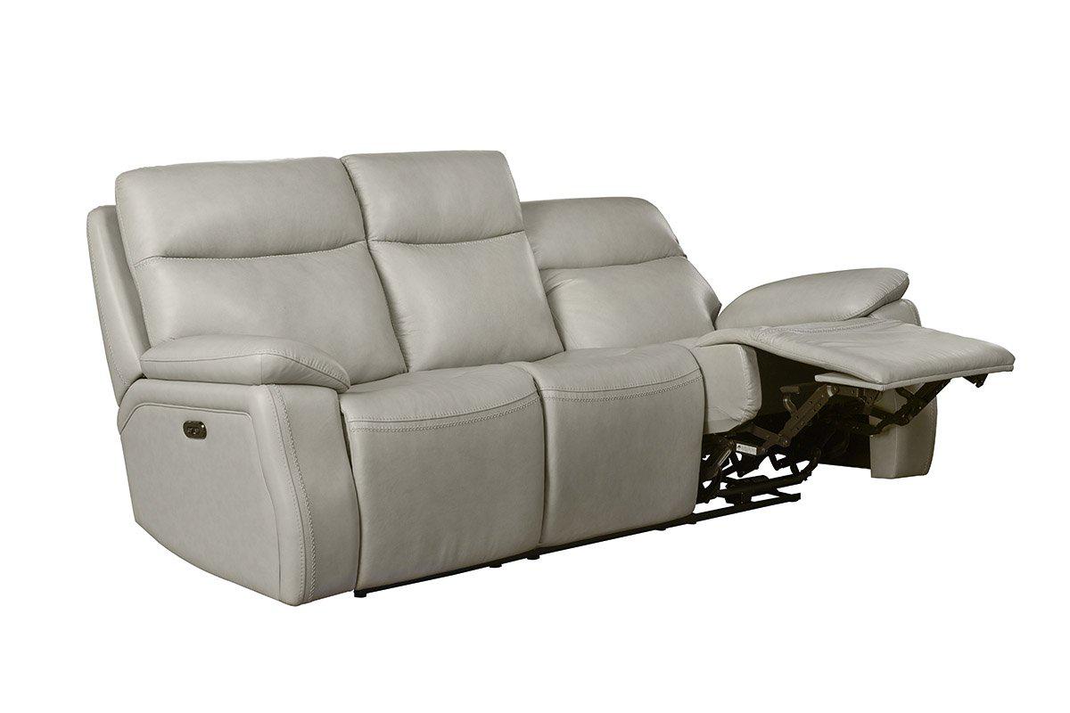 BarcaLounger Micah Power Reclining Sofa w/Power Head Rests in Venzia Cream