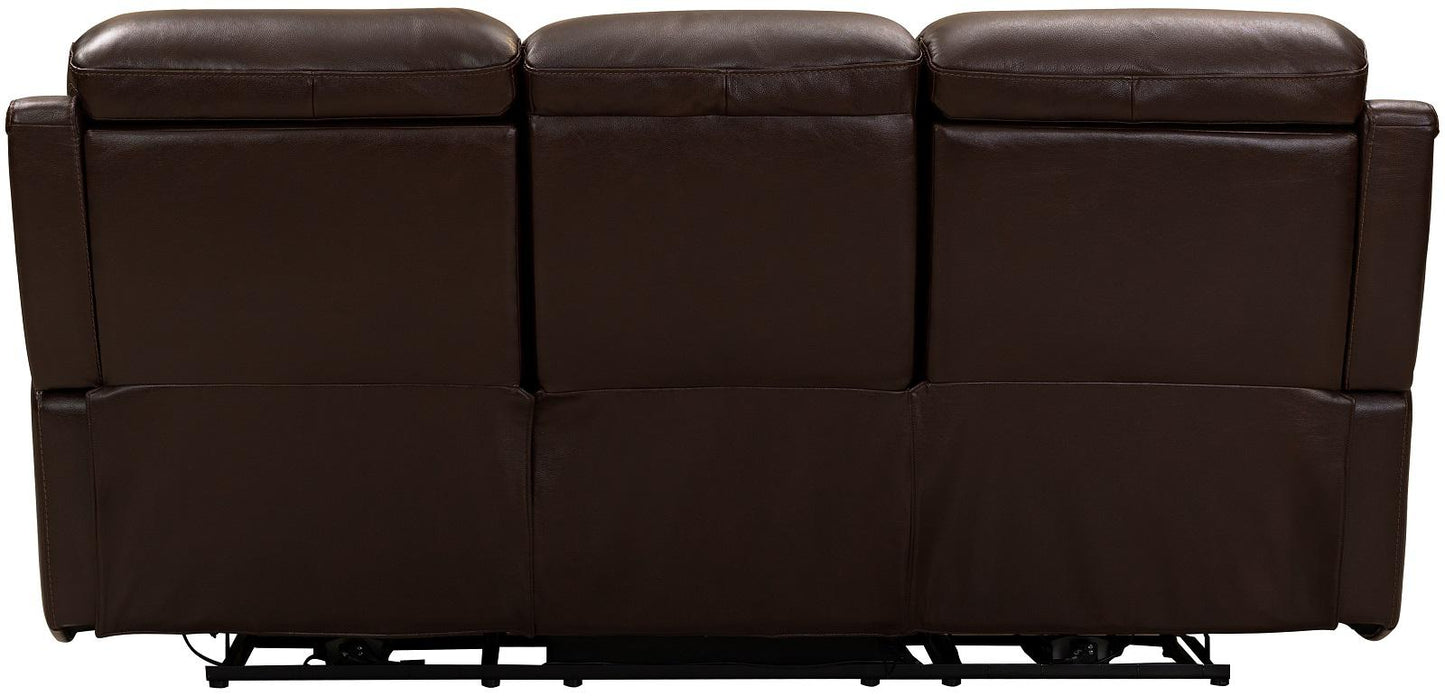 BarcaLounger Sedrick Reclining Sofa w/ Power Headrest in El Paso-walnut