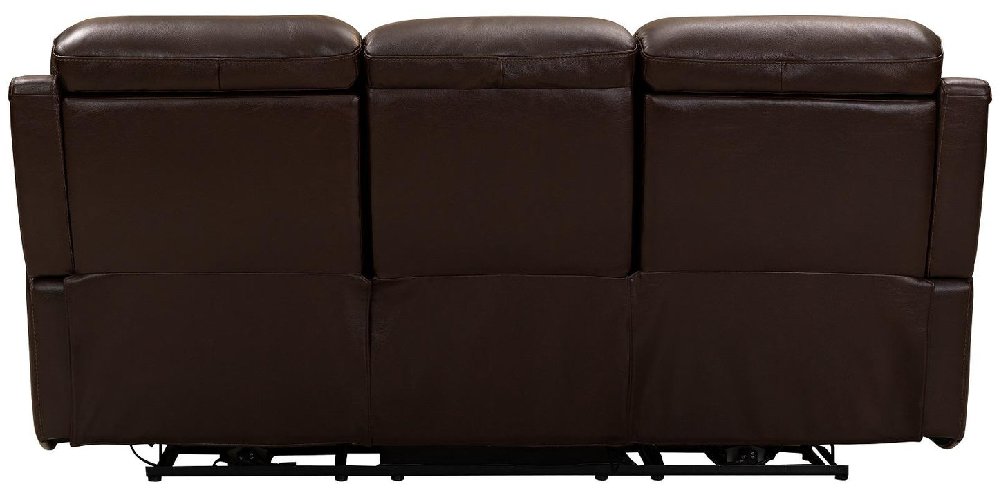 BarcaLounger Sedrick Reclining Sofa w/ Power Headrest in El Paso-walnut