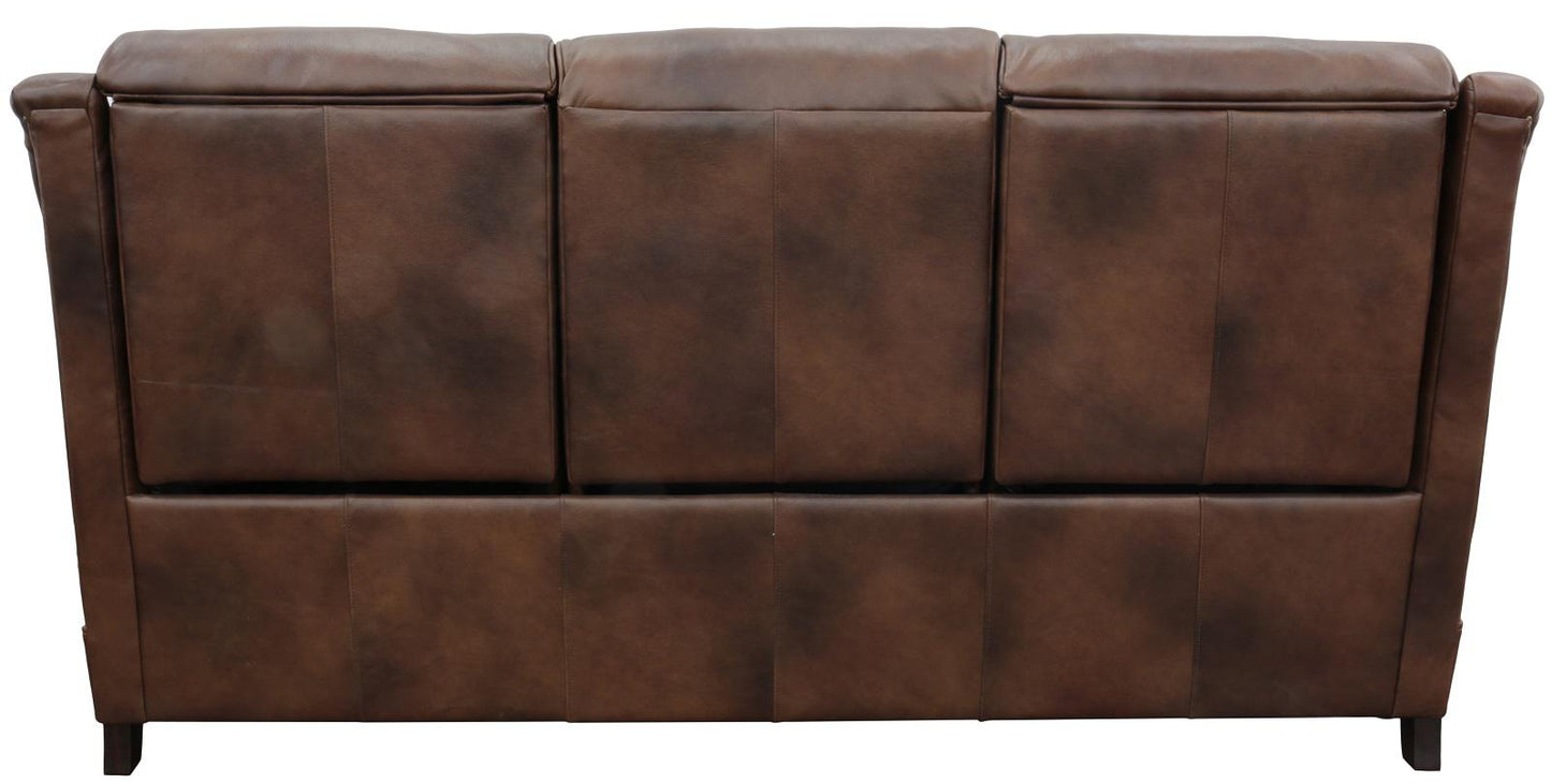 BarcaLounger Warrendale Power Reclining Sofa w/Power Head Rests in Worthington-cognac