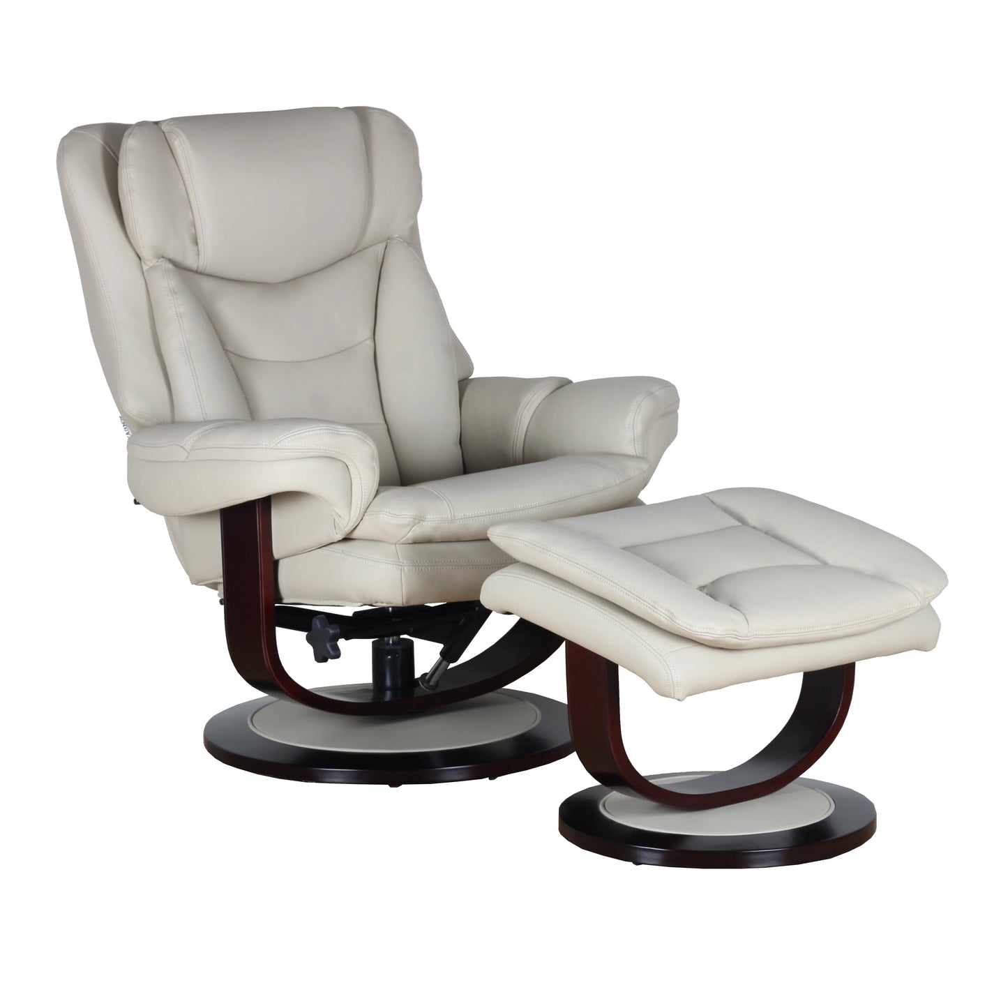 Barcalounger Roscoe Swivel Pedestal Recliner W/ Ottoman