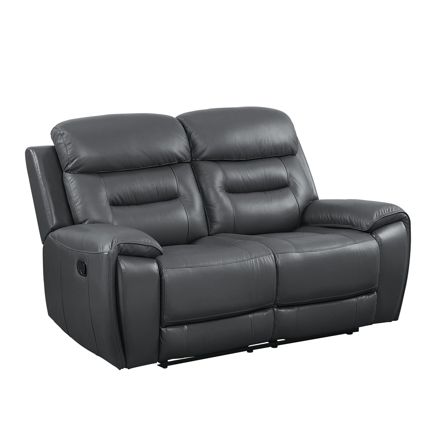 ACME Lamruil Loveseat Gray Top Grain Leather