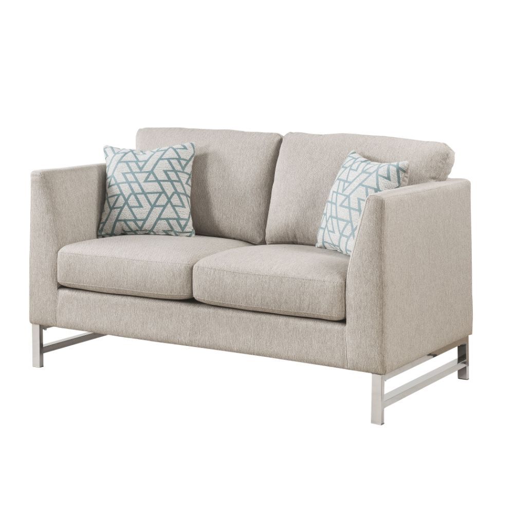 ACME Varali Loveseat Beige Linen