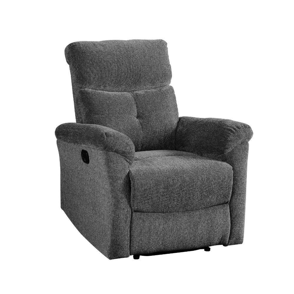 ACME Treyton Recliner Gray Chenille