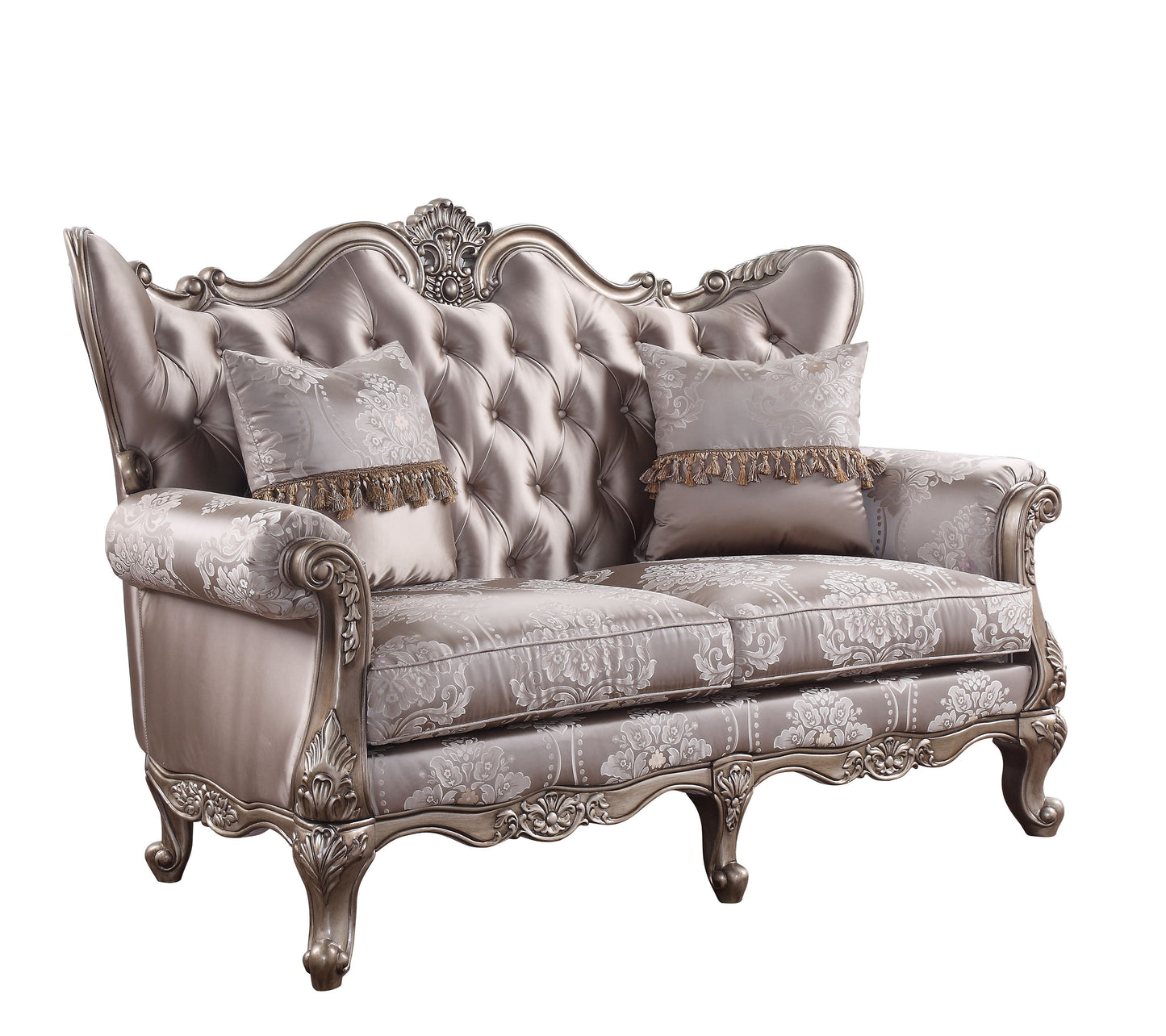 ACME Jayceon Loveseat Fabric & Champagne