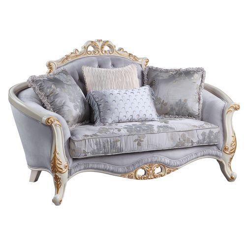 ACME Galelvith Loveseat Gray Fabric