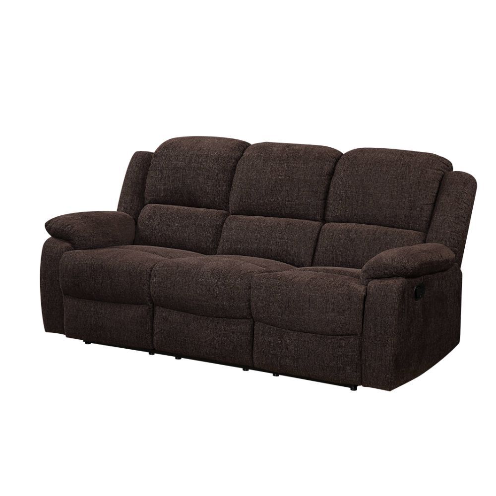 ACME Madden Sofa Motion With Brown Chenille