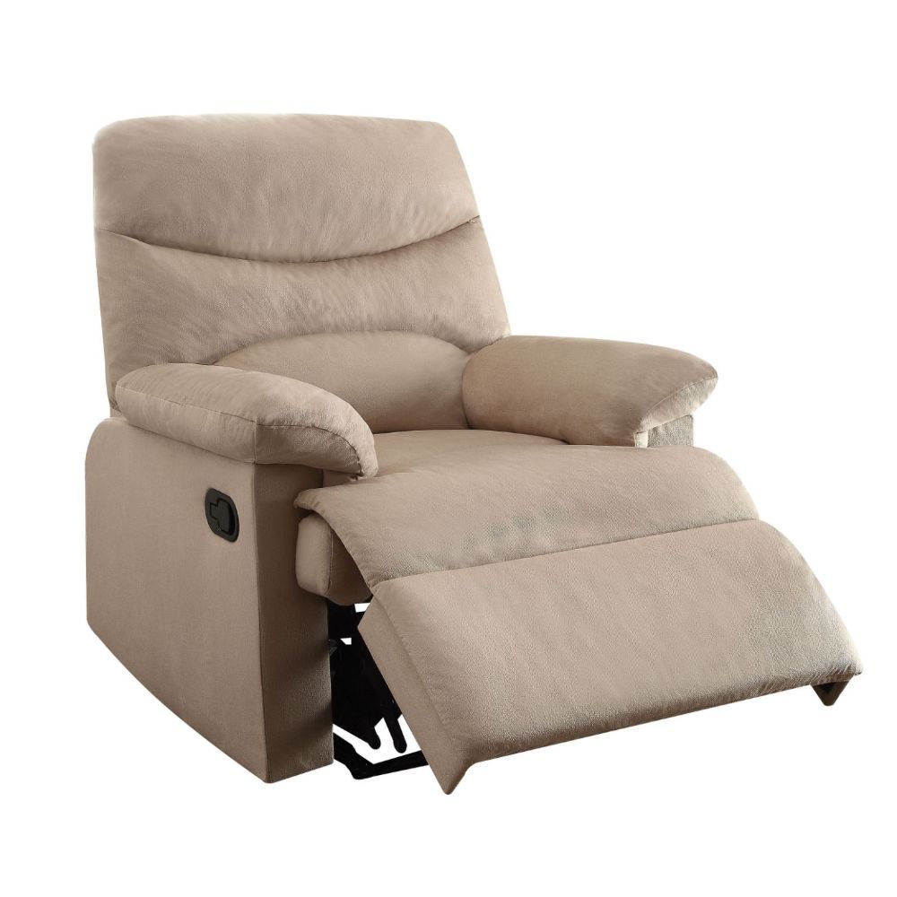 ACME Arcadia Recliner Beige Woven Fabric