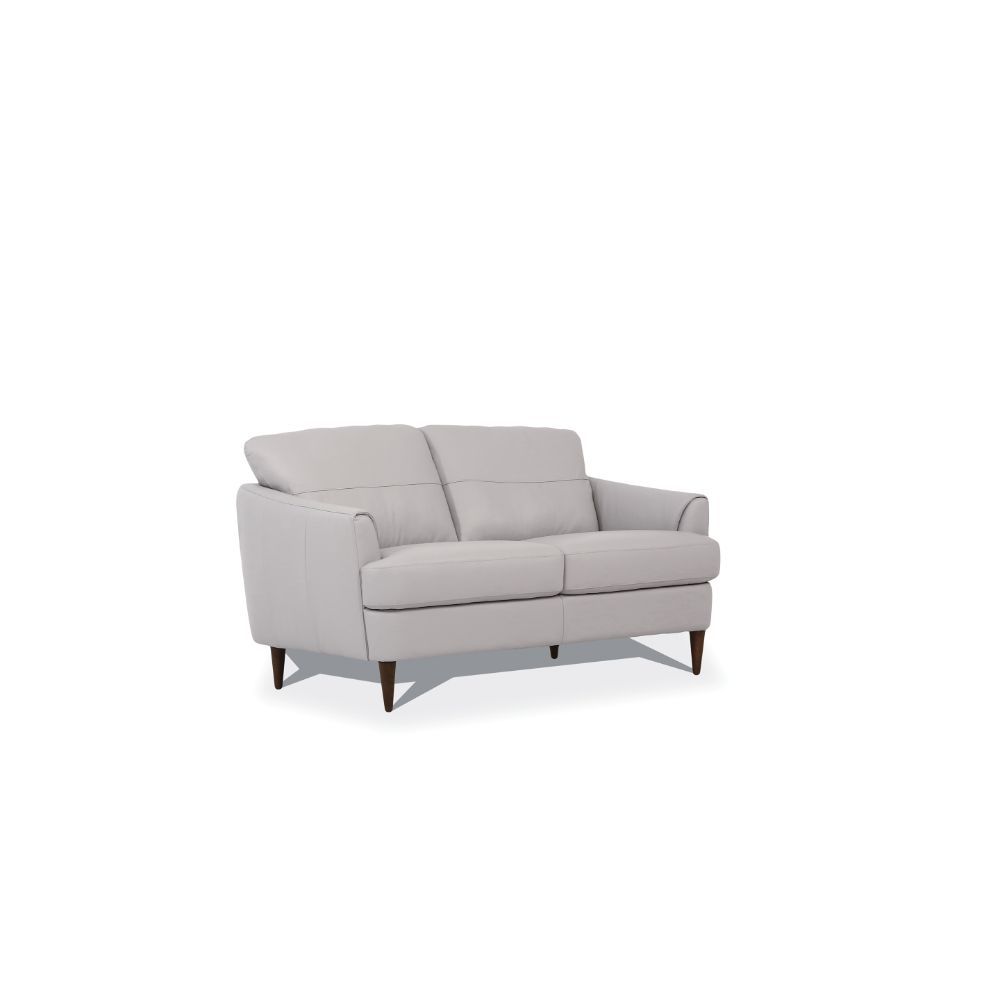 ACME Helena Loveseat Pearl Gray Leather