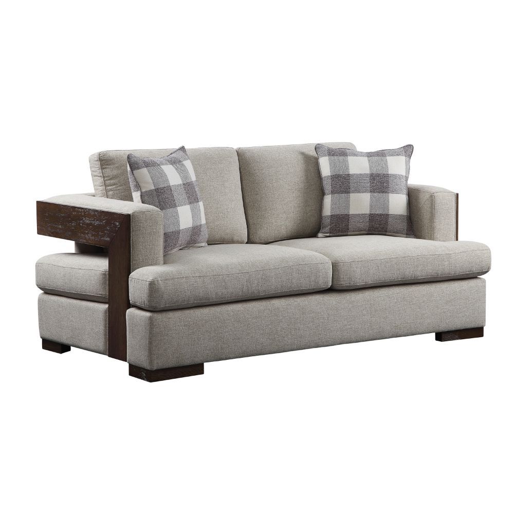 ACME Niamey Loveseat w/2 Pillows