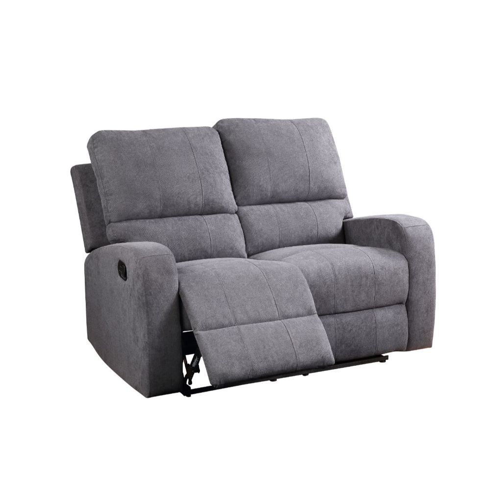 ACME Livino Loveseat Gray Fabric