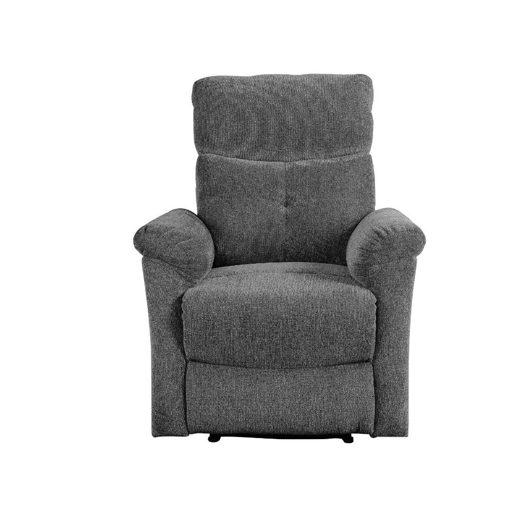 ACME Treyton Recliner Gray Chenille