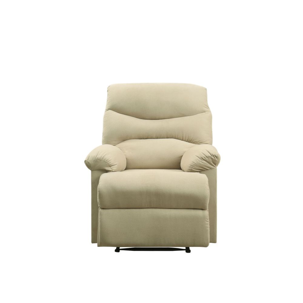 ACME Arcadia Recliner Beige Microfiber