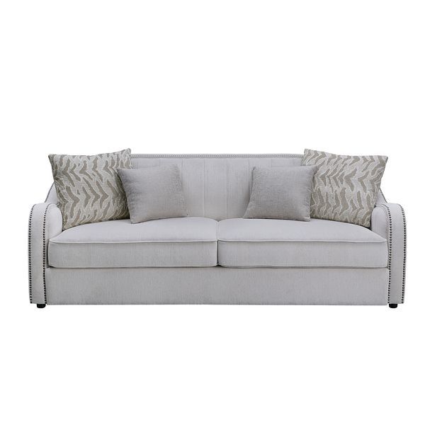 ACME Mahler Sofa Beige Linen  Beige Sofa