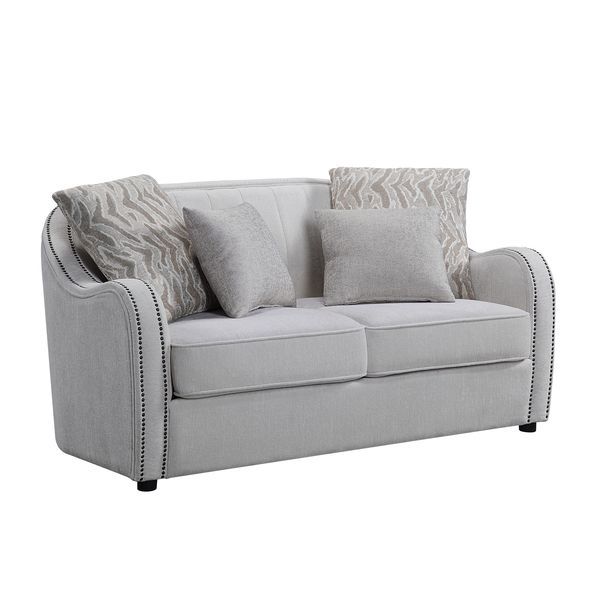 ACME Mahler Loveseat Beige Linen