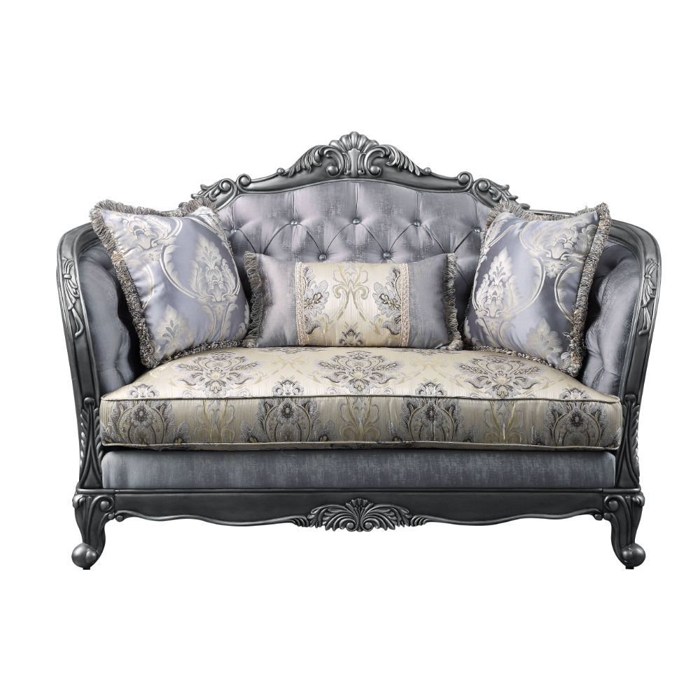 ACME Ariadne 65" Loveseat with Wooden Frame