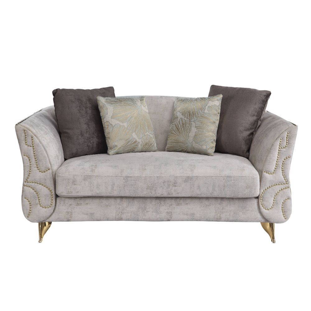 ACME Wilder Loveseat Beige Fabric