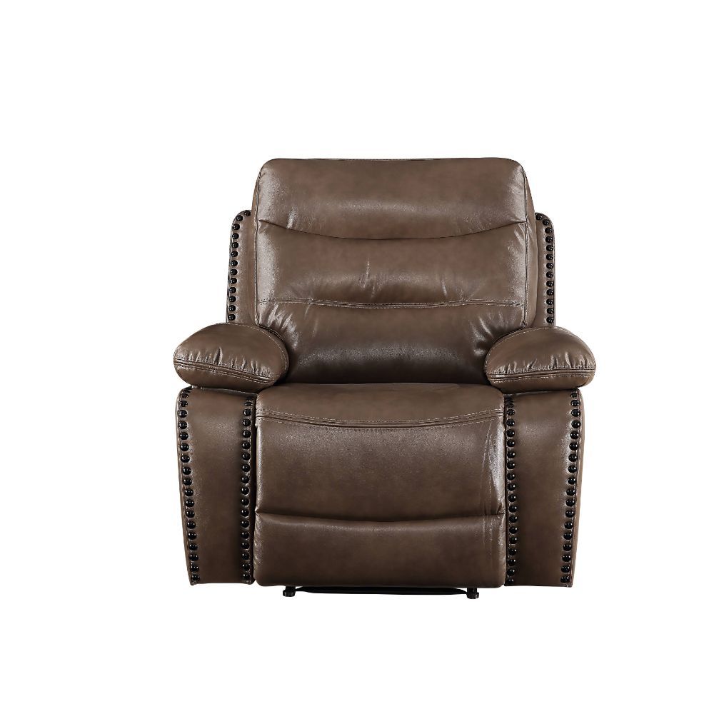 ACME Aashi Power Recliner Brown Leather-Gel Match