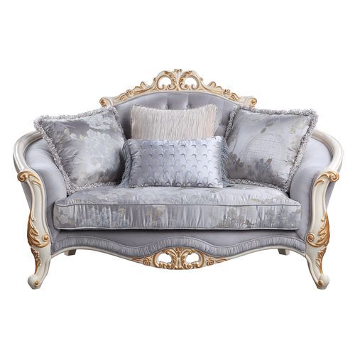 ACME Galelvith Loveseat Gray Fabric