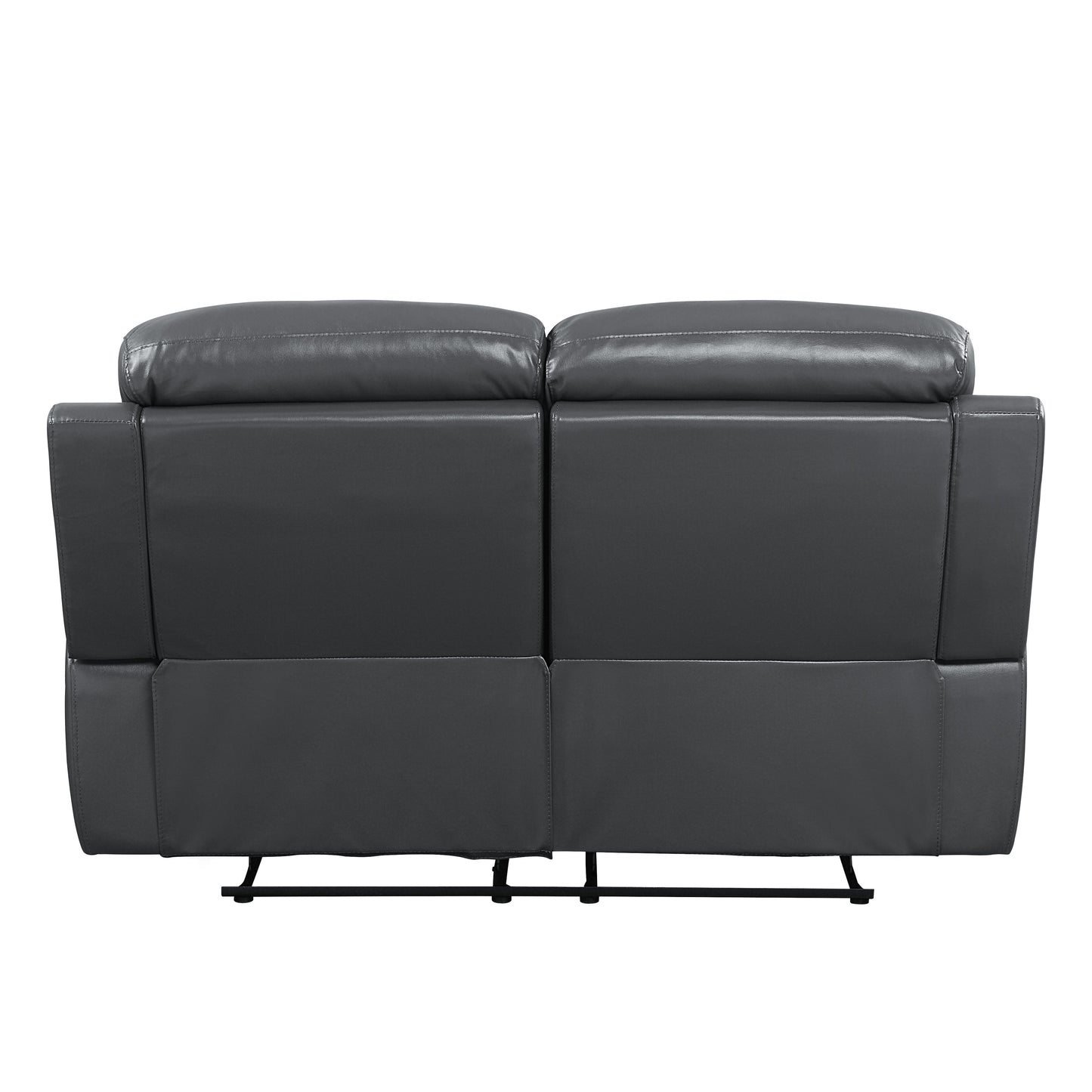 ACME Lamruil Loveseat Gray Top Grain Leather