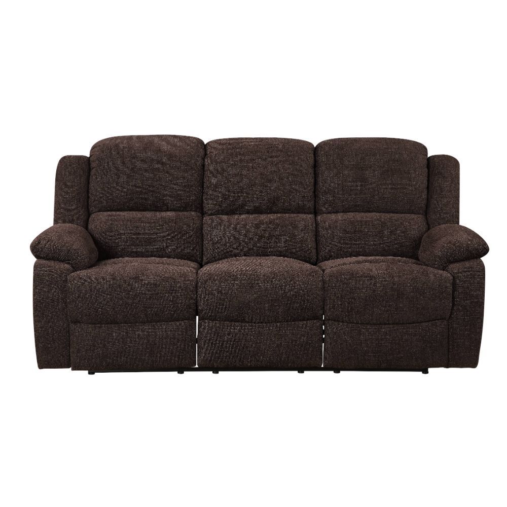 ACME Madden Sofa Motion With Brown Chenille