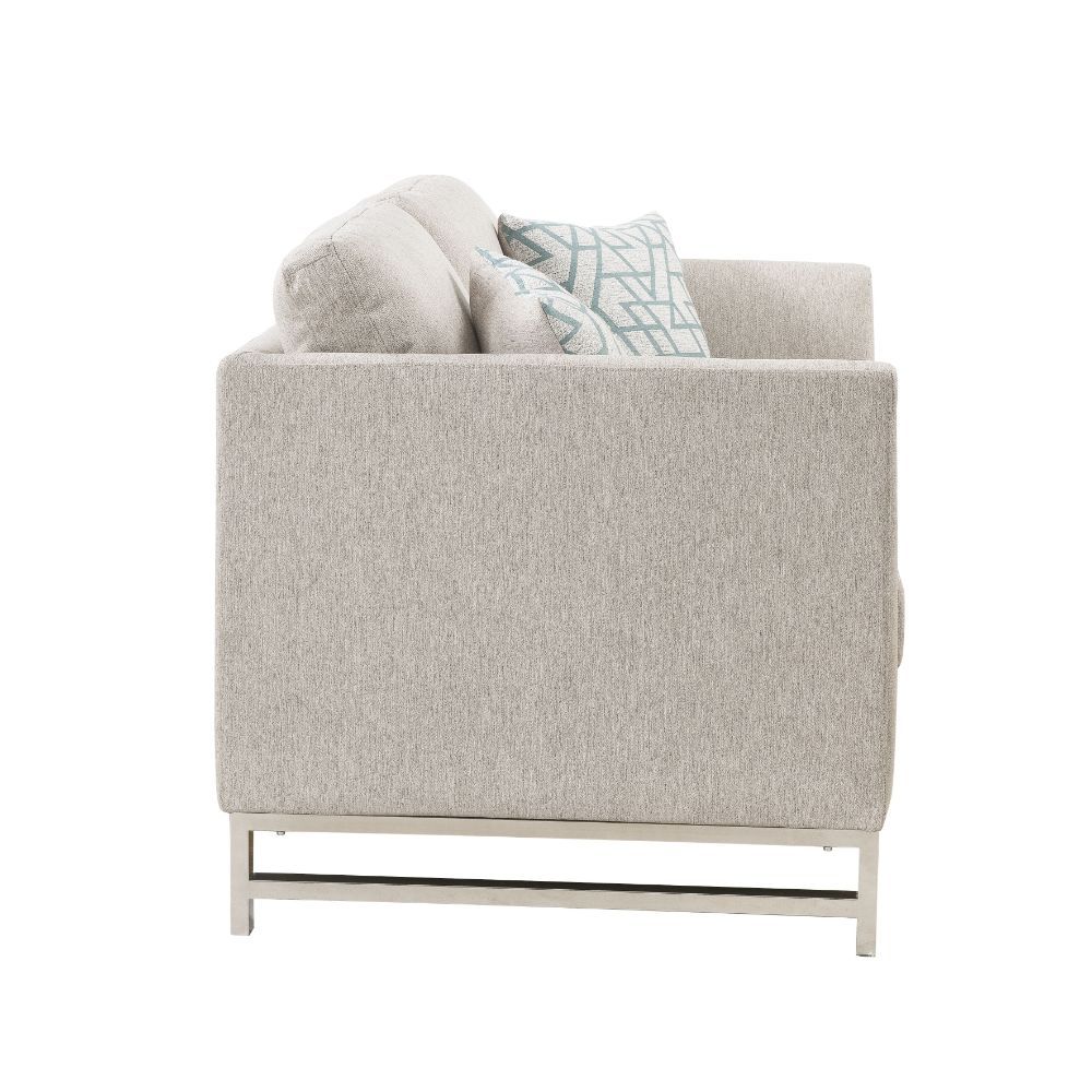 ACME Varali Loveseat Beige Linen