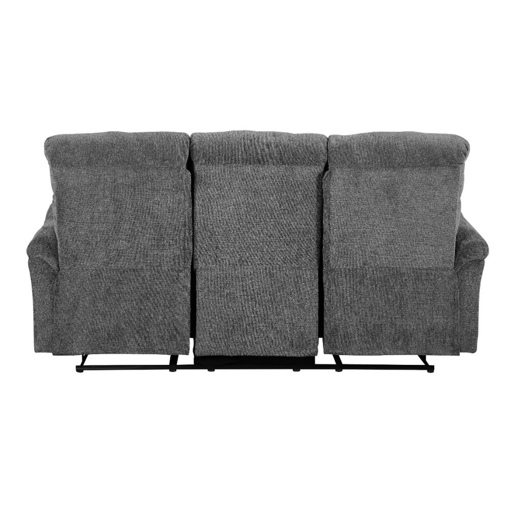 ACME Treyton Motion Sofa in Gray Chenille