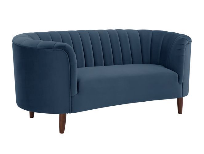 ACME Millephri Loveseat Blue Velvet