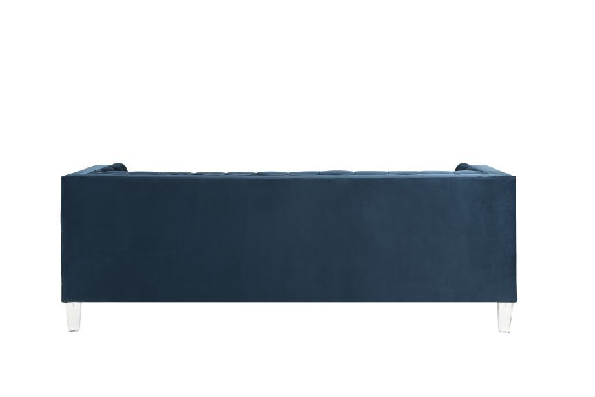 ACME Furniture Ansario Sofas, Blue Velvet