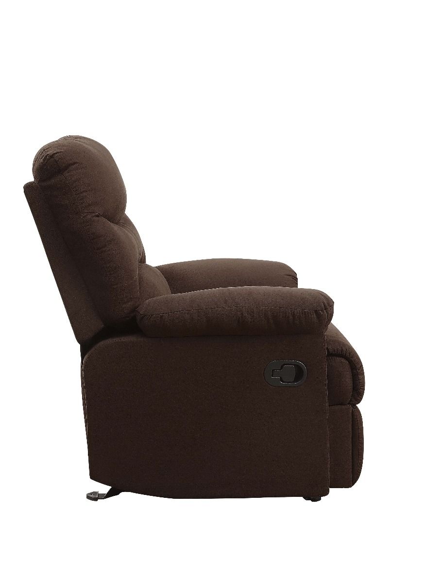 ACME Arcadia Recliner Chocolate Microfiber