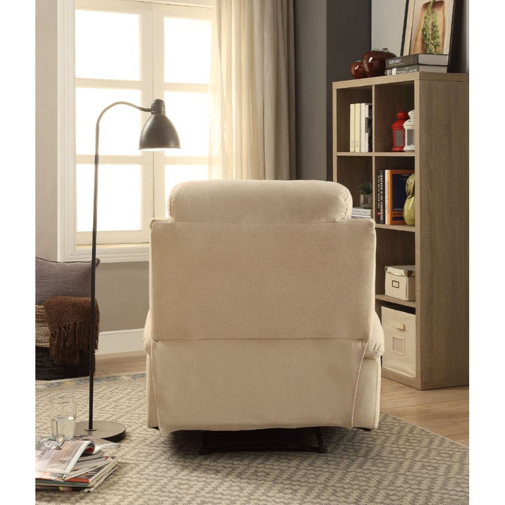 ACME Rosia Recliner Beige Velvet