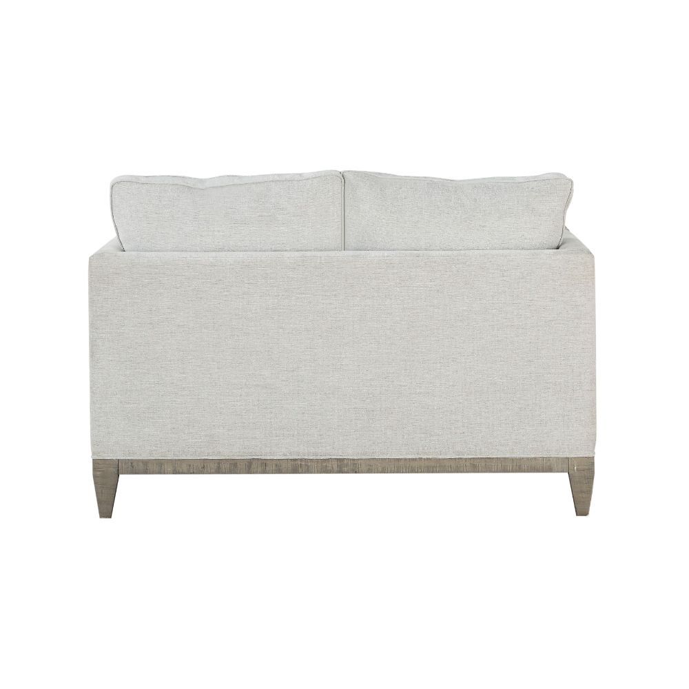 ACME Artesia Loveseat Fabric & Salvaged Natural