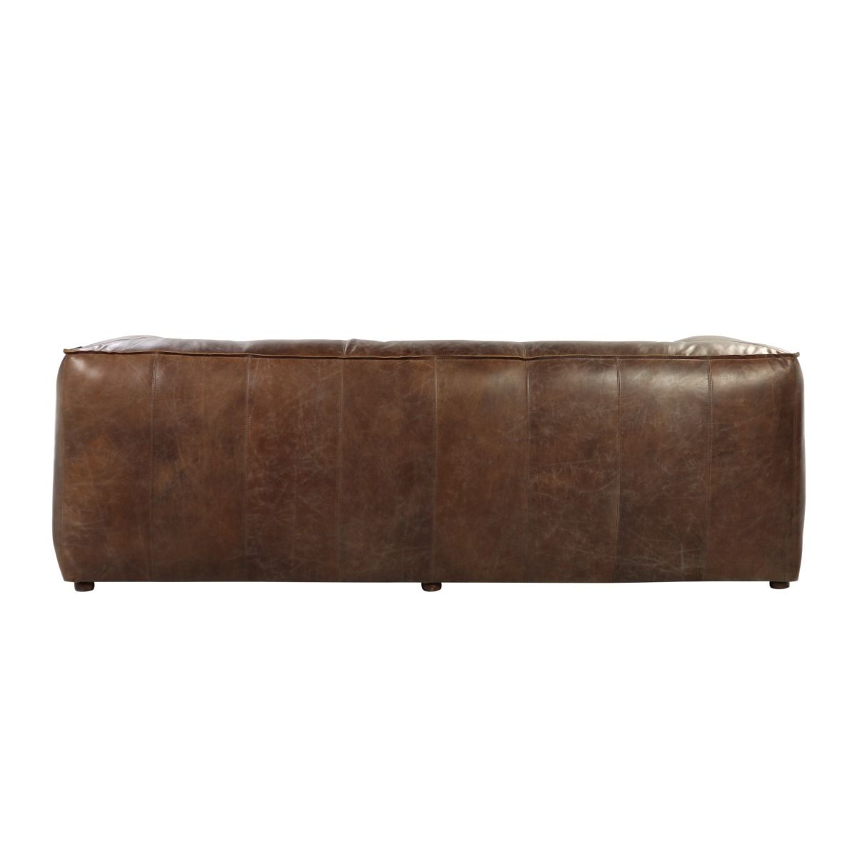 Acme Brancaster Sofa in Retro Brown Top Grain Leather