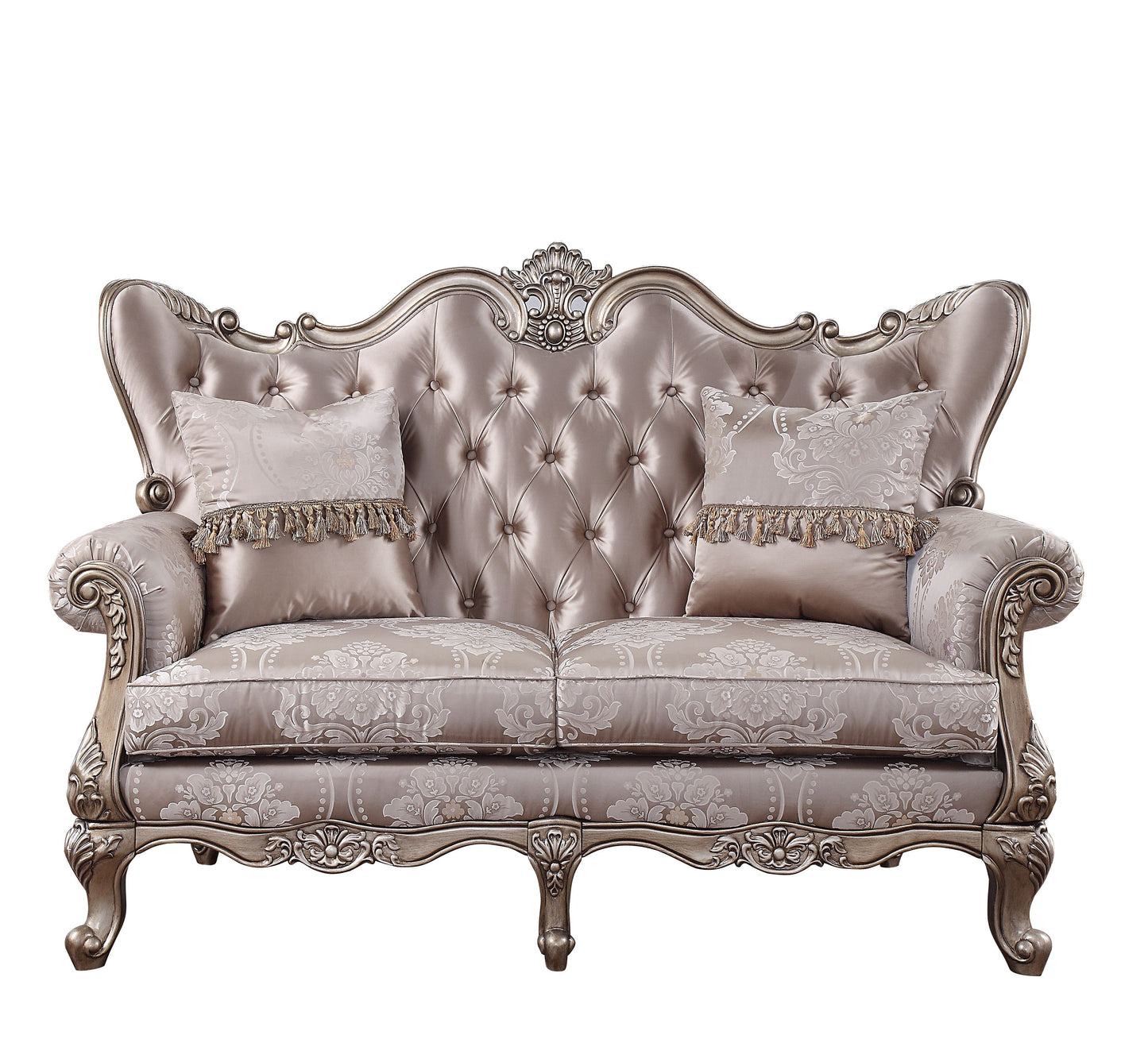 ACME Jayceon Loveseat Fabric & Champagne