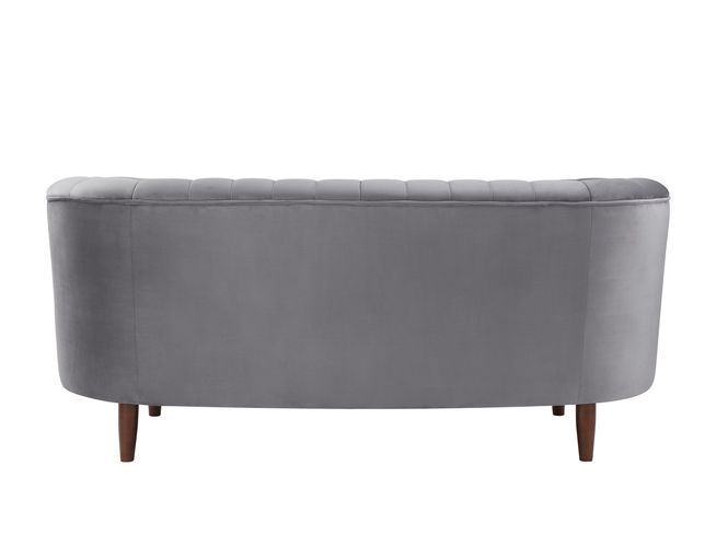 ACME Millephri Loveseat Gray Velvet