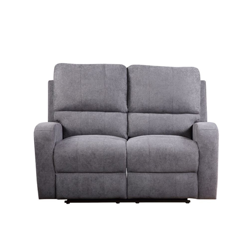 ACME Livino Loveseat Gray Fabric