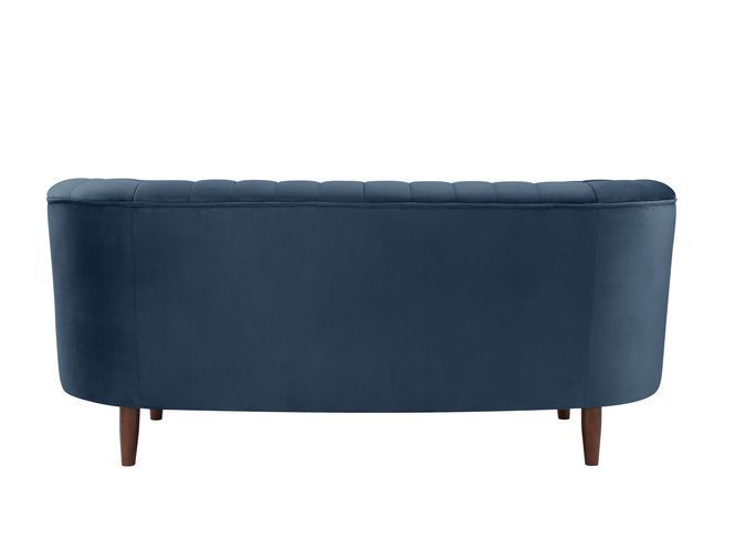 ACME Millephri Loveseat Blue Velvet