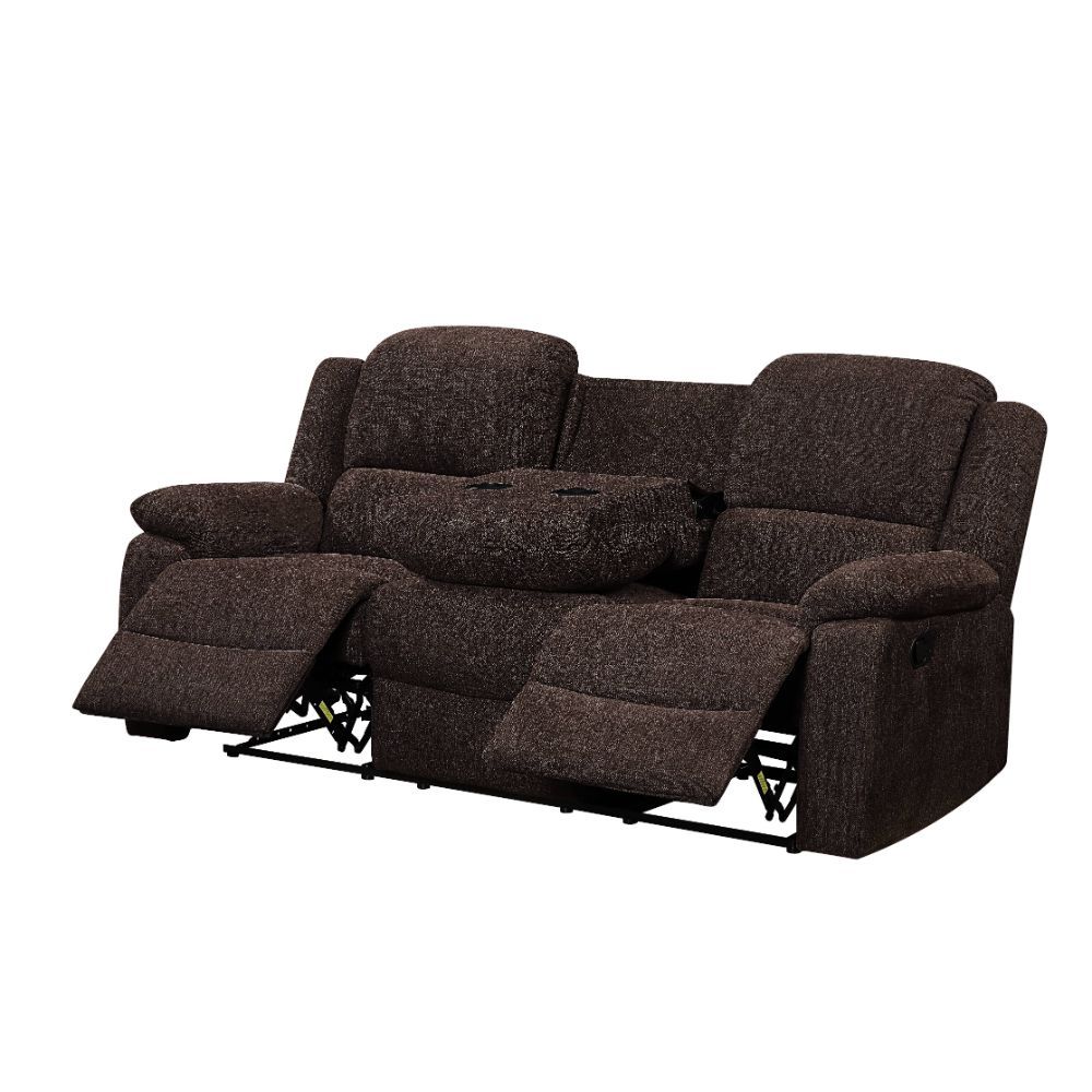 ACME Madden Sofa Motion With Brown Chenille