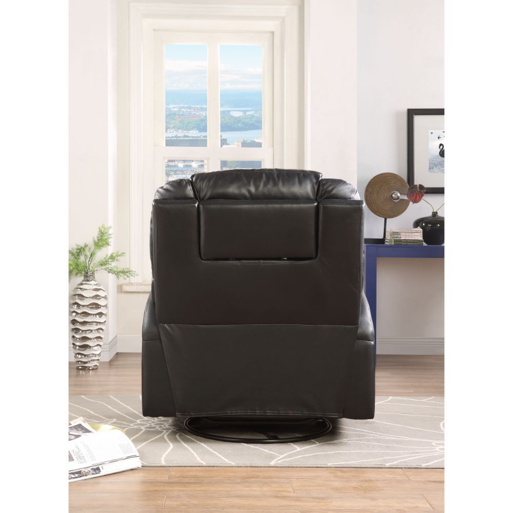 ACME Waterlily Rocker Recliner Black PU