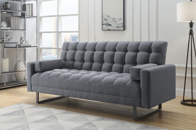 ACME Furniture Limosa Adjustable Sofa in Gray