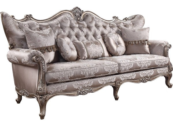 Acme Jayceon Sofa with 5 Pillows