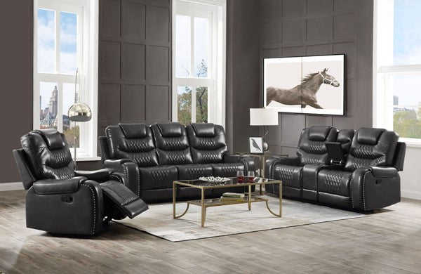 Acme Furniture Braylon Magnetite Motion Sofa