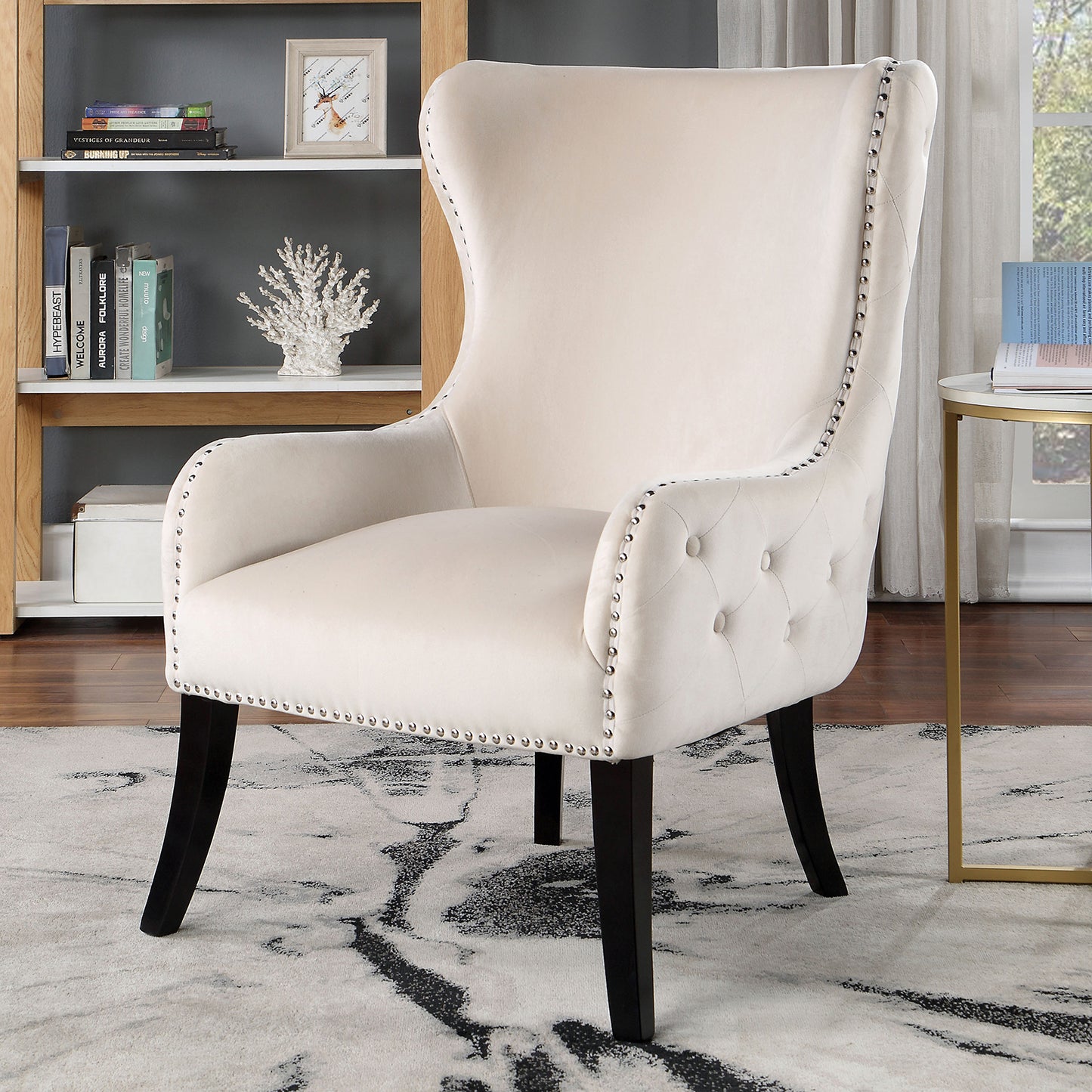 SOLEDAD Accent Chair, Beige image