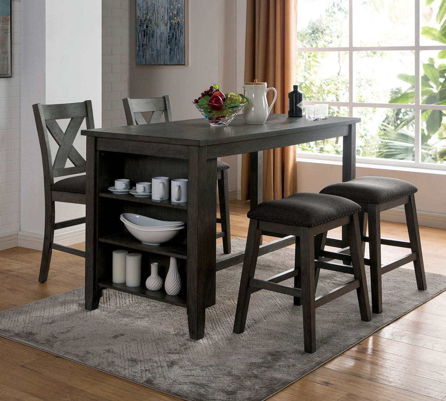 LANA 5 PC. Dining Table Set (2ST+2PC) image