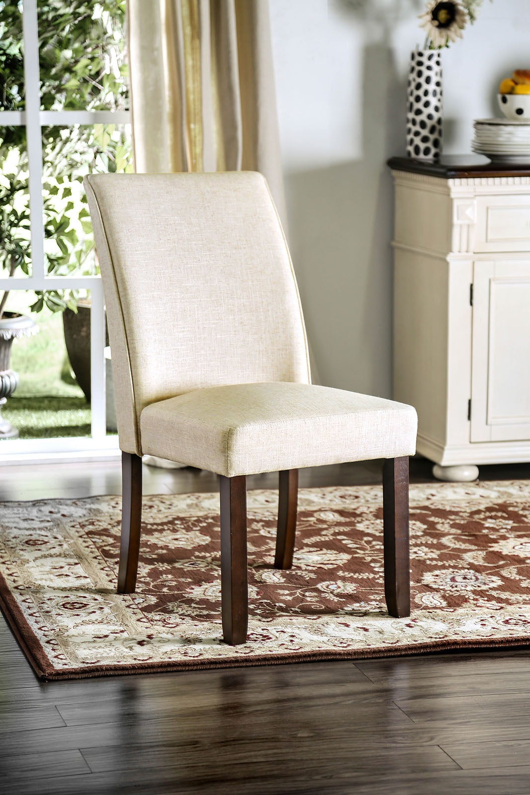 Cimma Espresso/Ivory Side Chair (2/CTN) image