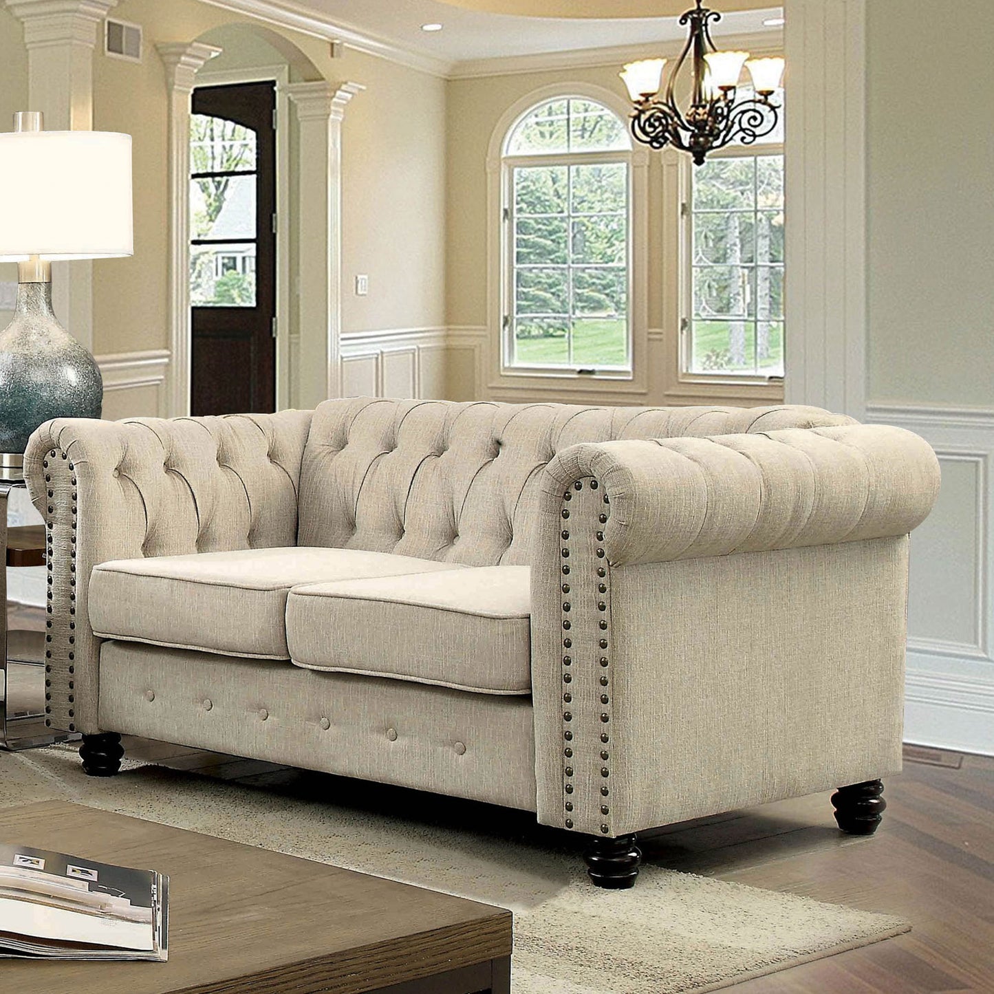 Winifred Ivory Love Seat image