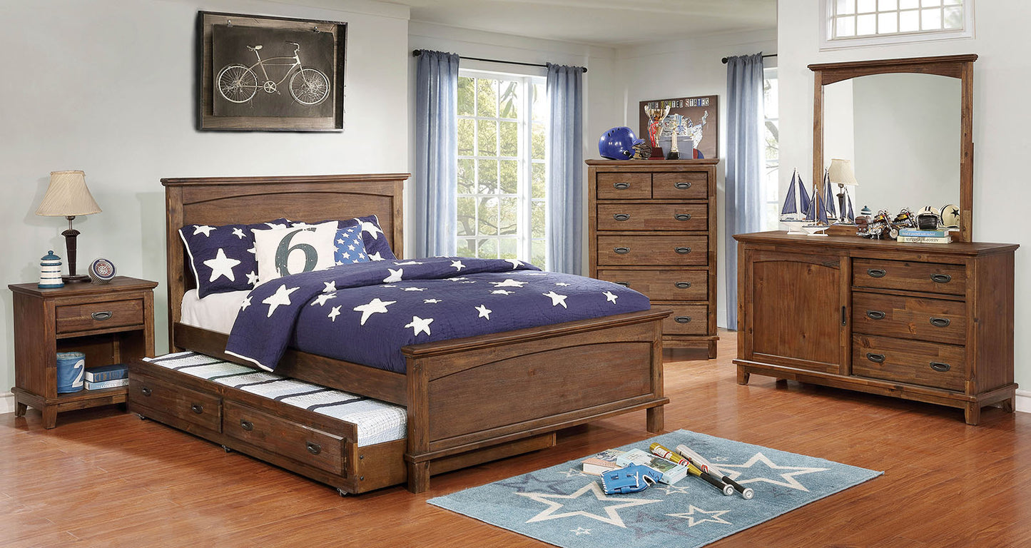 Colin Dark Oak 4 Pc. Full Bedroom Set image